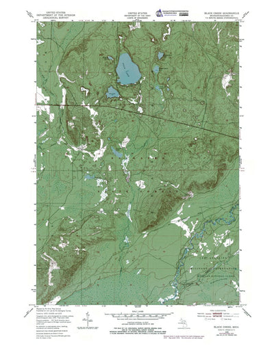 Western Michigan University MI-Black Creek: Authoritative US Topos 1949 digital map