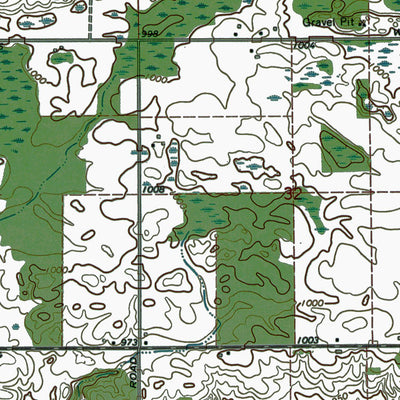 Western Michigan University MI-Blanchard: Authoritative US Topos 1964 digital map