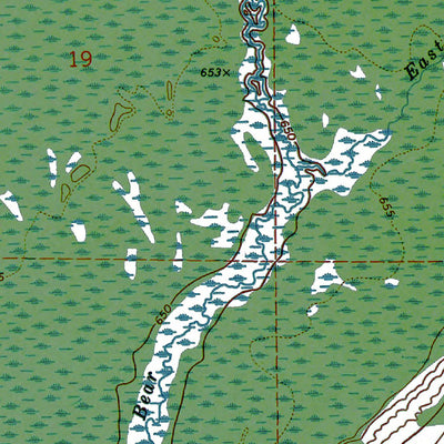 Western Michigan University MI-Blaney Park: Authoritative US Topos 1972 digital map