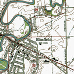 Western Michigan University MI-Blissfield: Authoritative US Topos 1972 digital map