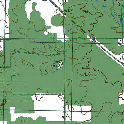 Western Michigan University MI-Boon: Authoritative US Topos 1987 digital map