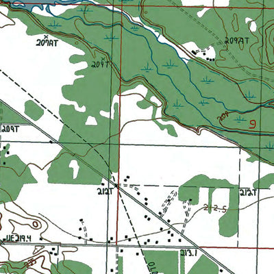 Western Michigan University MI-Boyne Falls: Authoritative US Topos 1986 digital map