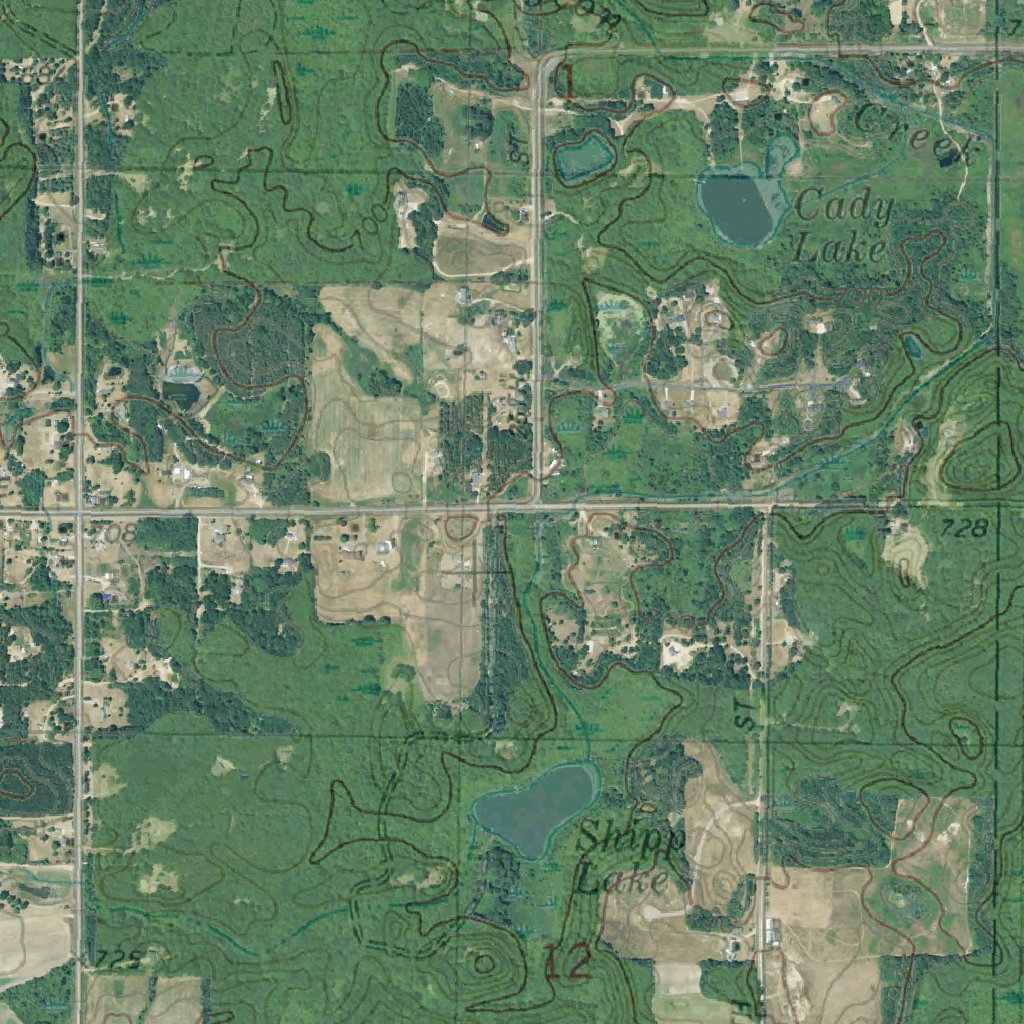 MIBurnips GeoChange 19762012 Map by Western Michigan University