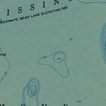 Western Michigan University MI-Burnt Island: Authoritative US Topos 1964 digital map