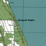 Western Michigan University MI-Burt Lake: Authoritative US Topos 1986 digital map