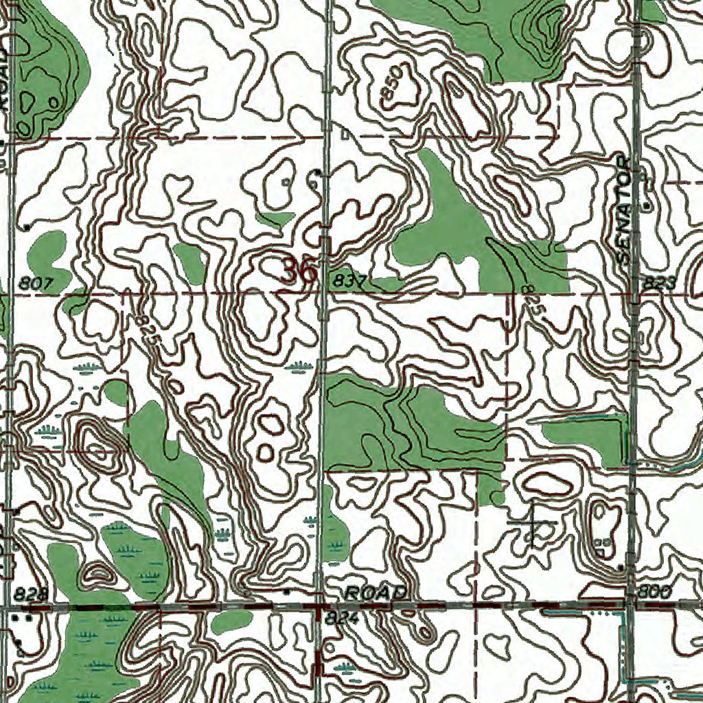 MI-Butternut: Authoritative US Topos 1967 Map by Western Michigan ...