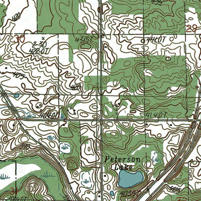 Western Michigan University MI-Cadillac South: Authoritative US Topos 1983 digital map
