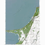 Western Michigan University MI-Caseville: Authoritative US Topos 1970 digital map