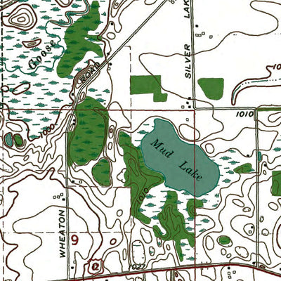 Western Michigan University MI-Cement City: Authoritative US Topos 1971 digital map