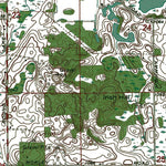 Western Michigan University MI-Cement City: Authoritative US Topos 1971 digital map