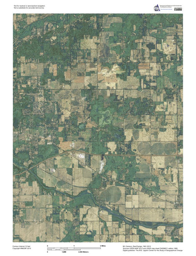 Western Michigan University MI-Ceresco: GeoChange 1961-2012 digital map