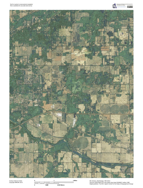 Western Michigan University MI-Ceresco: GeoChange 1961-2012 digital map