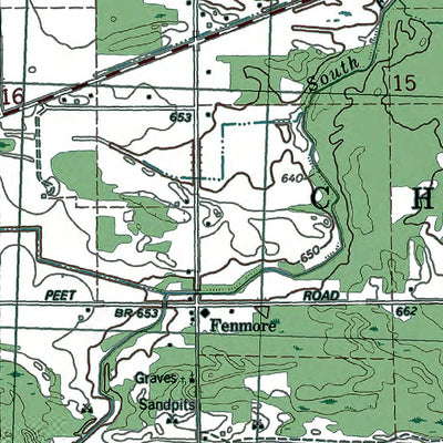 Western Michigan University MI-Chapin: Authoritative US Topos 1974 digital map