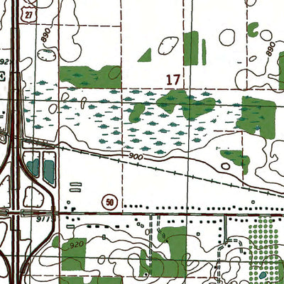 Western Michigan University MI-Charlotte: Authoritative US Topos 1980 digital map