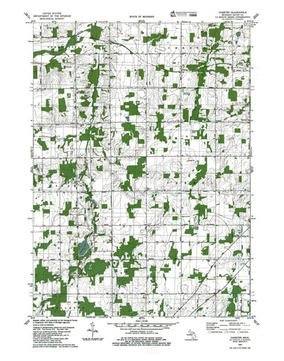 Western Michigan University MI-Chester: Authoritative US Topos 1980 digital map