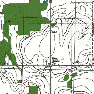 Western Michigan University MI-Chester: Authoritative US Topos 1980 digital map