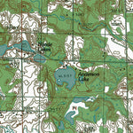 Western Michigan University MI-Chippewa Lake South: Authoritative US Topos 1985 digital map