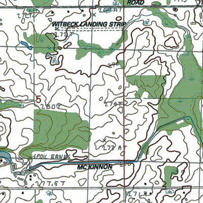 Western Michigan University MI-Clare: Authoritative US Topos 1983 digital map
