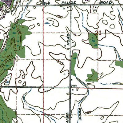 Western Michigan University MI-Coleman NE: Authoritative US Topos 1969 digital map