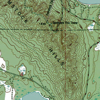 Western Michigan University MI-Comstock Hills: Authoritative US Topos 1950 digital map