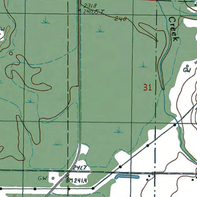 Western Michigan University MI-Copemish: Authoritative US Topos 1987 digital map