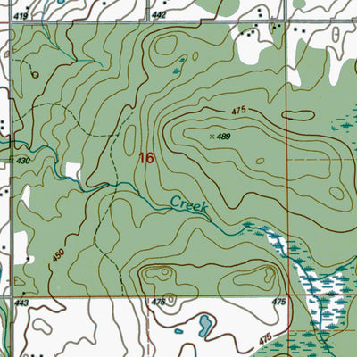 Western Michigan University MI-Covington: Authoritative US Topos 1999 digital map