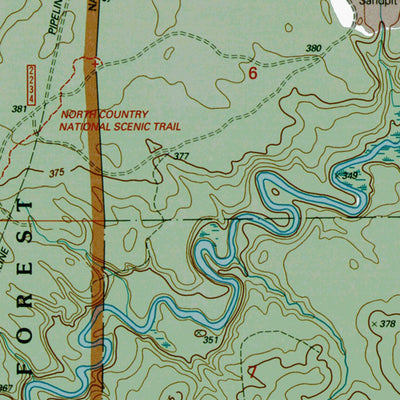Western Michigan University MI-Covington: Authoritative US Topos 1999 digital map
