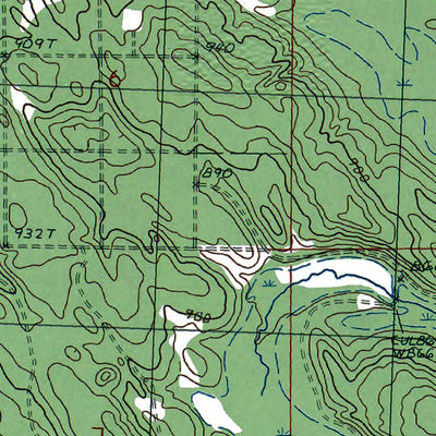 Western Michigan University MI-Cranberry Lake: Authoritative US Topos 1986 digital map