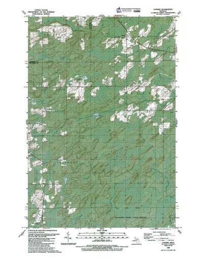 Western Michigan University MI-Cunard: Authoritative US Topos 1989 digital map