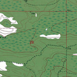 Western Michigan University MI-Curtis East: Authoritative US Topos 1973 digital map