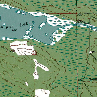 Western Michigan University MI-Curtis West: Authoritative US Topos 1972 digital map