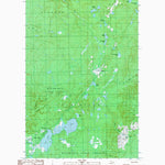 Western Michigan University MI-Donken: Authoritative US Topos 1982 digital map