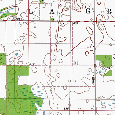 Western Michigan University MI-Dowagiac: Authoritative US Topos 1981 digital map