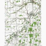Western Michigan University MI-Dundee: Authoritative US Topos 1972 digital map