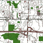 Western Michigan University MI-East Lansing: Authoritative US Topos 1970 digital map
