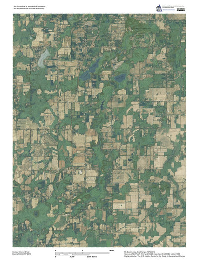 Western Michigan University MI-East Leroy: GeoChange 1975-2012 digital map