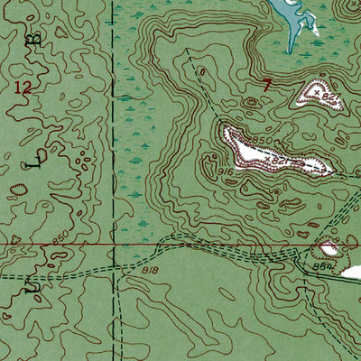 Western Michigan University MI-Eckerman: Authoritative US Topos 1951 digital map