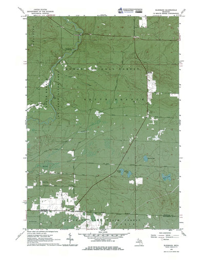 Western Michigan University MI-Eldorado: Authoritative US Topos 1963 digital map