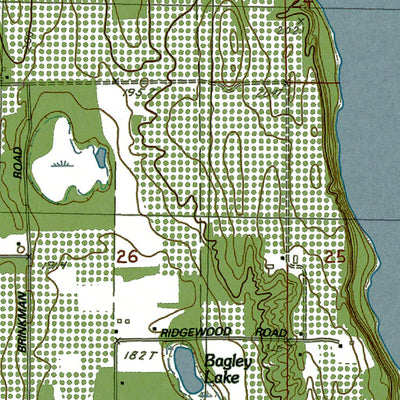 Western Michigan University MI-Elk Rapids: Authoritative US Topos 1983 digital map