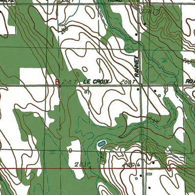 Western Michigan University MI-Ellsworth: Authoritative US Topos 1983 digital map