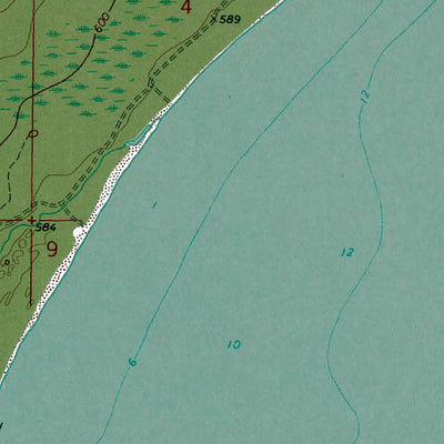 Western Michigan University MI-Engadine: Authoritative US Topos 1973 digital map