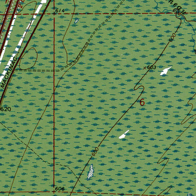Western Michigan University MI-Evergreen Shores US Topos 1964 digital map