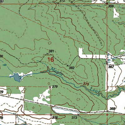 Western Michigan University MI-Ewen: Authoritative US Topos 1999 digital map