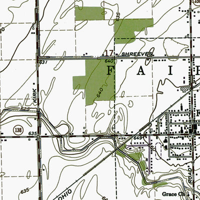 Western Michigan University MI-Fairgrove: Authoritative US Topos 1963 digital map