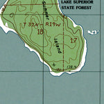 Western Michigan University MI-Fairport: Authoritative US Topos 1985 digital map