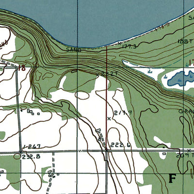 Western Michigan University MI-Fayette: Authoritative US Topos 1985 digital map