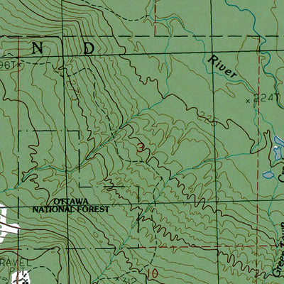 Western Michigan University MI-Firesteel: Authoritative US Topos 1982 digital map