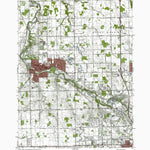 Western Michigan University MI-Flushing: Authoritative US Topos 1969 digital map