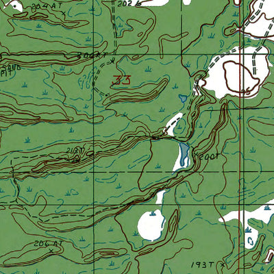 Western Michigan University MI-Ford River: Authoritative US Topos 1985 digital map