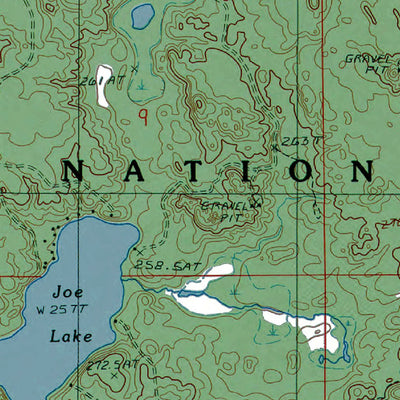 Western Michigan University MI-Forest Lake: Authoritative US Topos 1985 digital map
